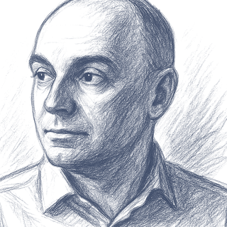 Jarosław Świderski, założyciel tendero.pl — rysunkowy portret autora